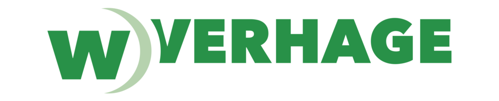 Logo van W Verhage - Een schone en verzorgde tuin door het reinigingsbedrijf W Verhage